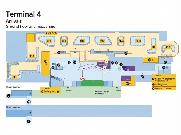 Heathrow Terminal 4 Arrivals